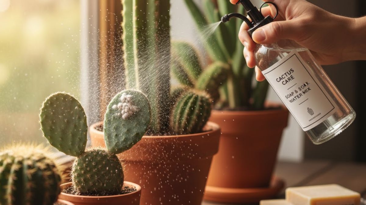 Cómo hacer para que el cactus no tenga plagas con un truco casero.