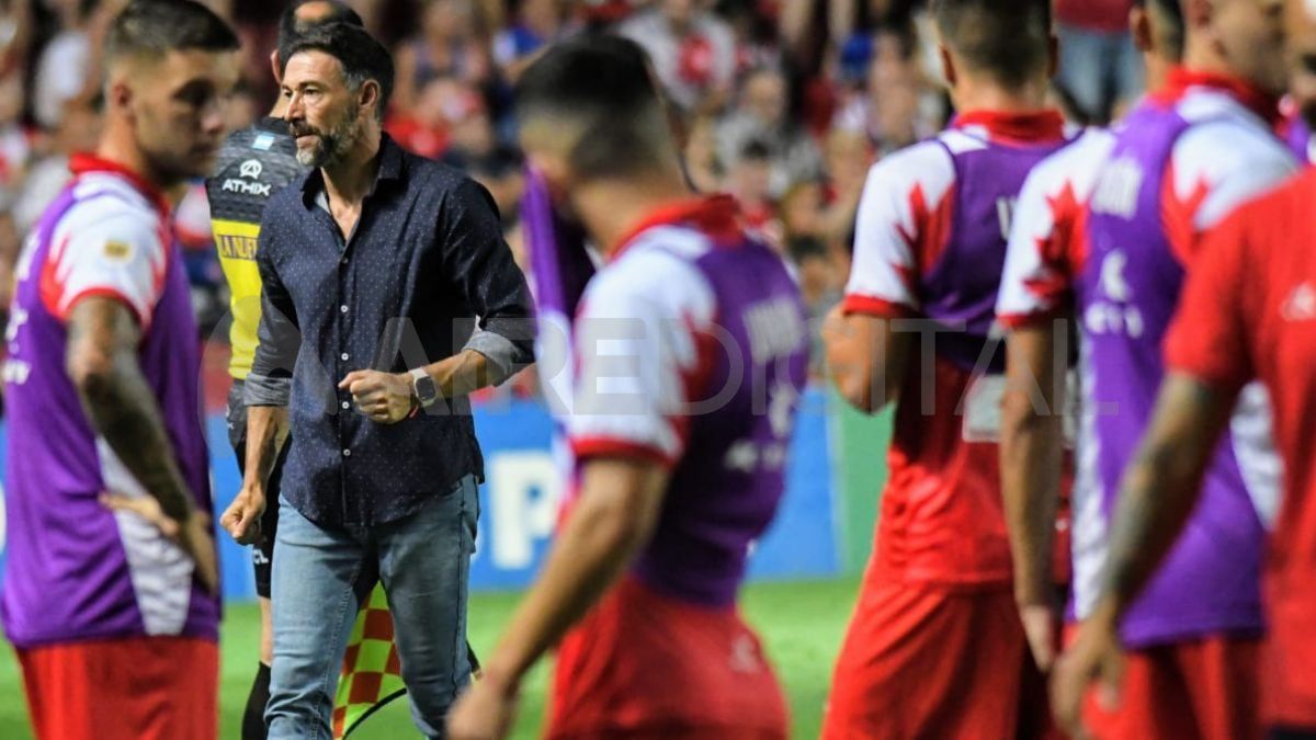 Kily González en el partido ante Estudiantes. Kily González en el partido ante Estudiantes.