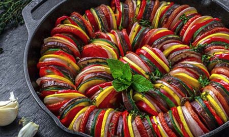 Ratatouille de verduras. Ratatouille de verduras.