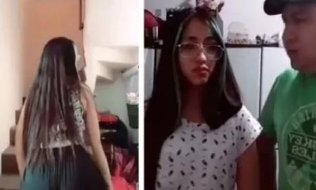Padre exhibe a su hija y la obliga a pedir perdón en TikTok por bailar twerk Padre exhibe a su hija y la obliga a pedir perdón en TikTok por bailar twerk