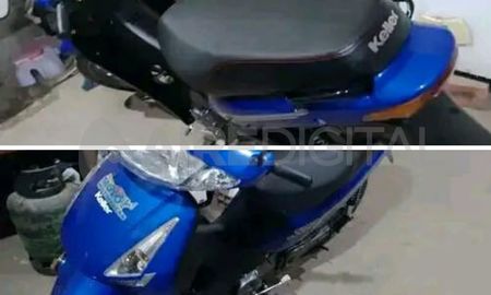 La moto que le robaron a la joven en el barrio Mariano Comas La moto que le robaron a la joven en el barrio Mariano Comas