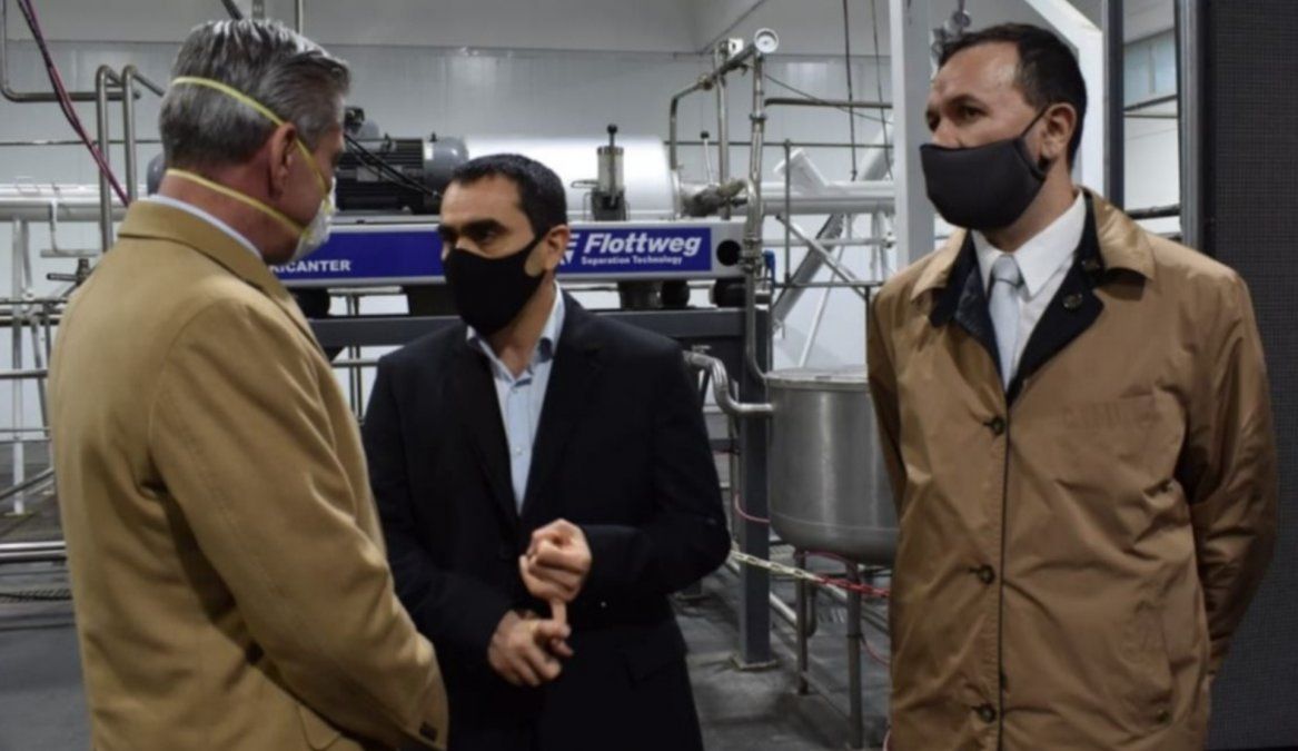 Mariano Arcioni junto a Mart&iacute;n Castillo y Adri&aacute;n Maderna.