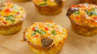 Muffins de tortilla en microondas: la receta rápida, nutritiva y con pocos ingredientes