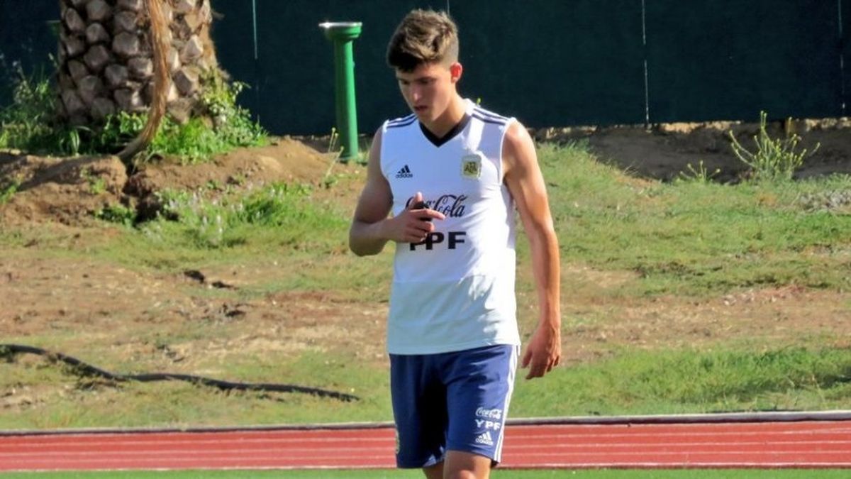 Balerdi pide pista en el Sudamericano Sub 20