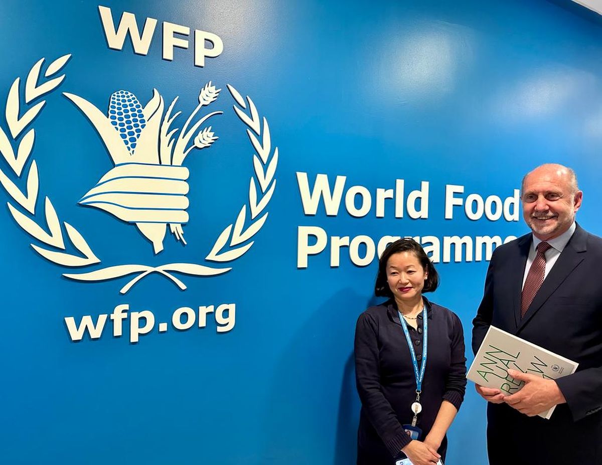 El gobernador Omar Perotti se reunió con Coco Ushiyama, directora del Programa Mundial de Alimentos.