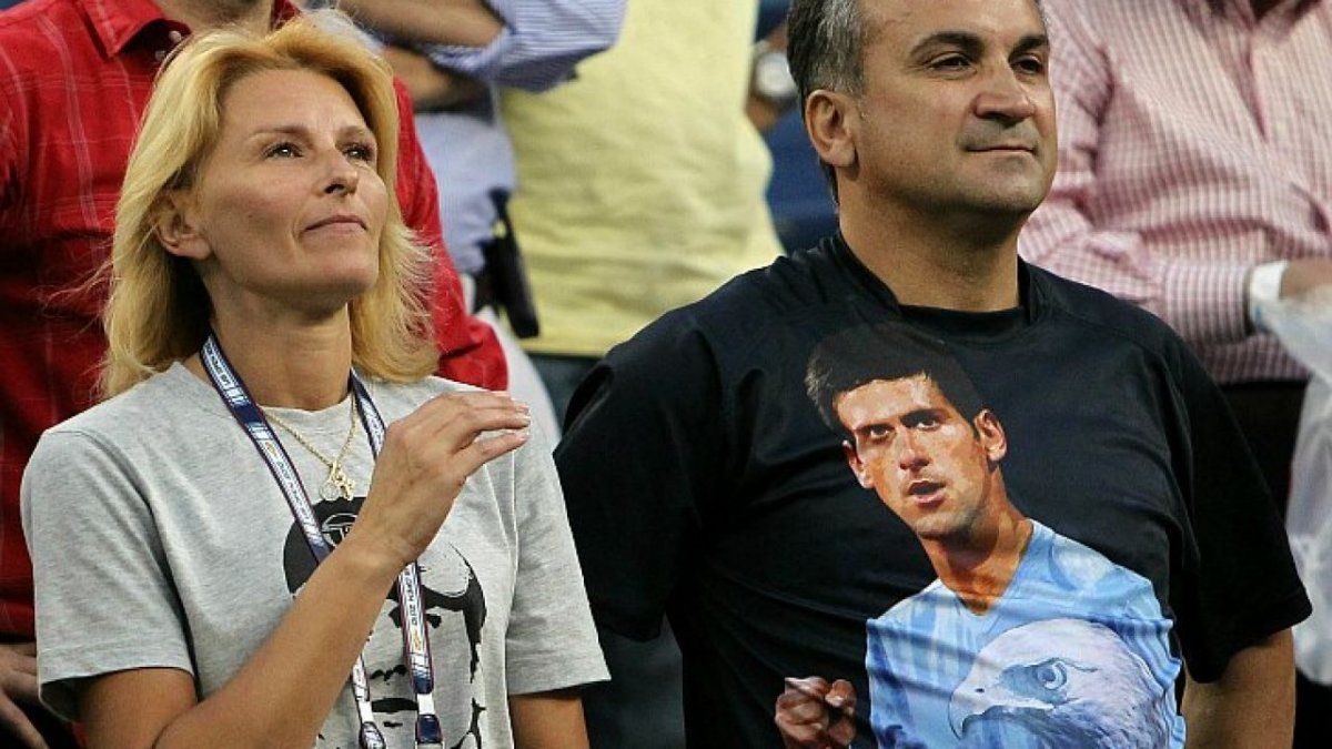 Los padres de Novak Djokovic.