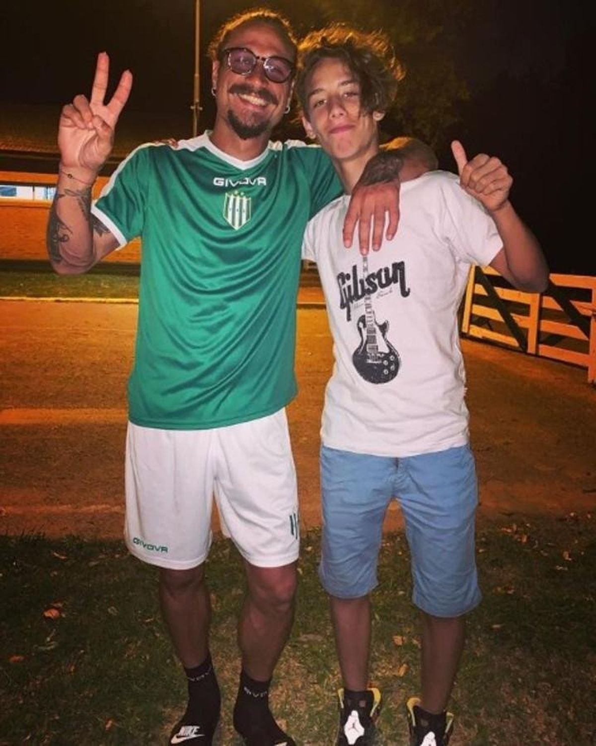 Daniel Osvaldo molió a golpes a su hijo Gianluca, de 18 años. Daniel Osvaldo molió a golpes a su hijo Gianluca, de 18 años.