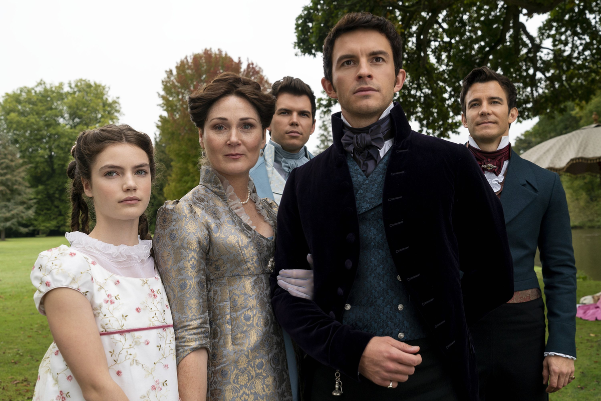 Bridgerton la serie que es furor en Netflix.