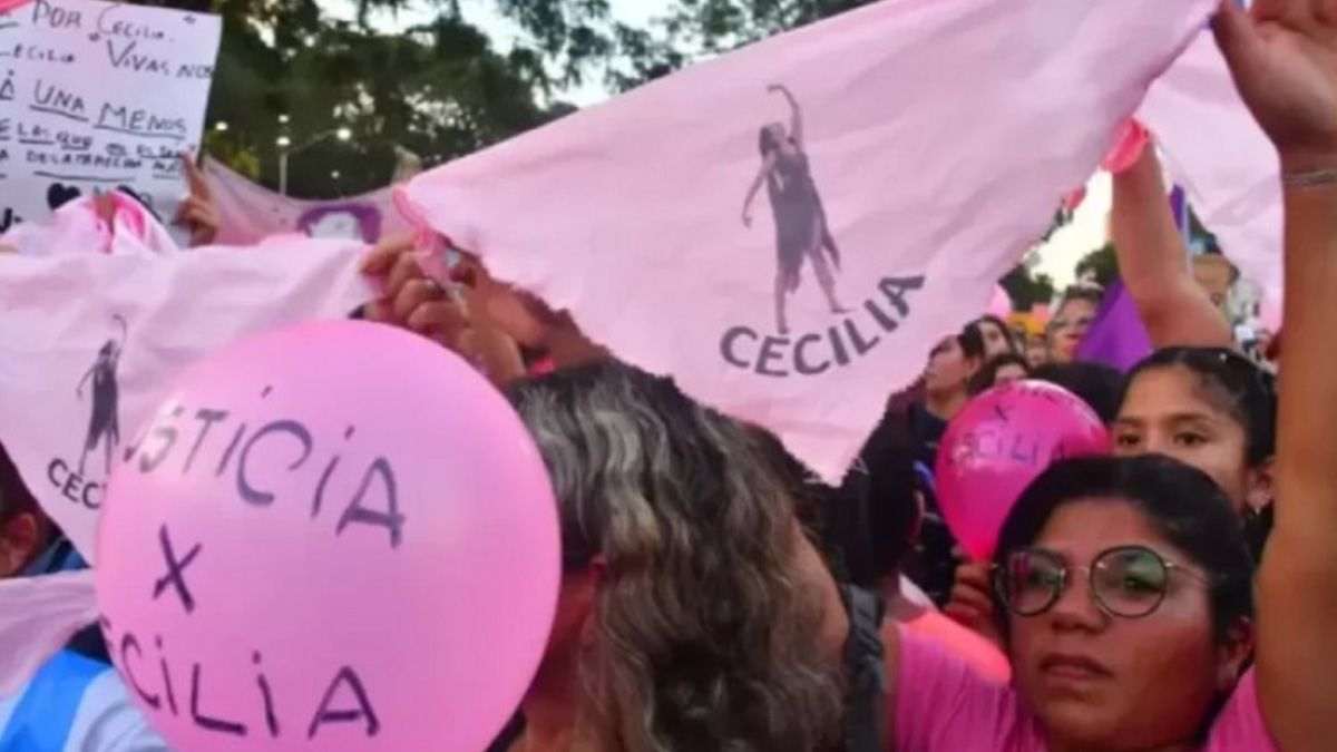 En Chaco se realizaron diferentes manifestaciones pidiendo justicia por Cecilia.