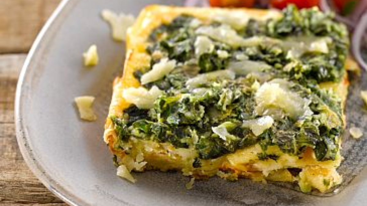 Mil hojas de papa y espinaca: una receta fácil y deliciosa para sorprender Mil hojas de papa y espinaca: una receta fácil y deliciosa para sorprender