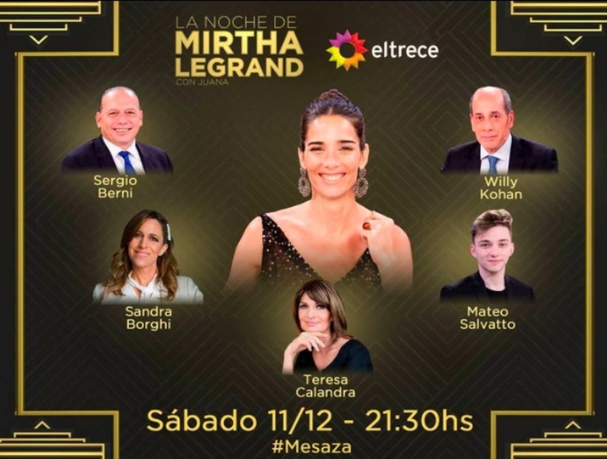 Los invitados a "La Noche de Mirtha".