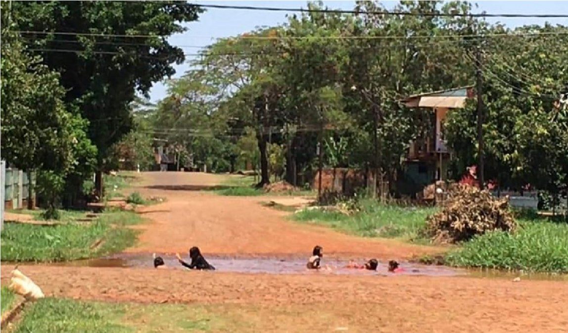 Para mitigar el calor en Puerto Iguazú