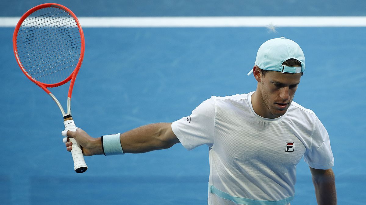 Diego Schwartzman cayó ante Aslan Karatsev y quedó eliminado de Abierto de Australia.