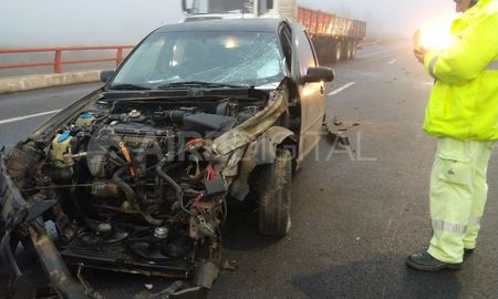 Accidente en la autopista Santa Fe - Rosario Accidente en la autopista Santa Fe - Rosario