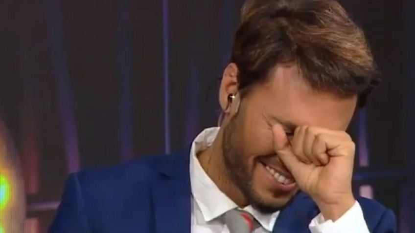 Tomás Dente no pudo contener la risa en su programa.