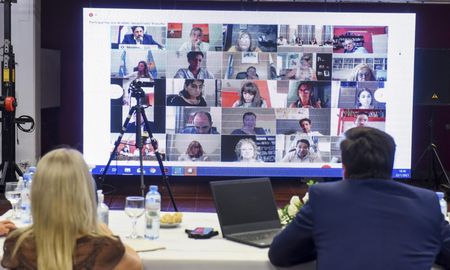 Este viernes se desarrolló el primer encuentro del Consejo Federal de Educación del 2021. Este viernes se desarrolló el primer encuentro del Consejo Federal de Educación del 2021.