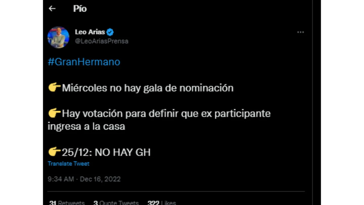 Uno de los participantes que ya se fue de la casa, podrá volver y tener otra oportunidad.