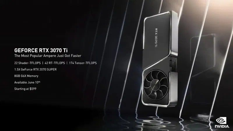 Nvidia GeForce RTX 3070 Ti.