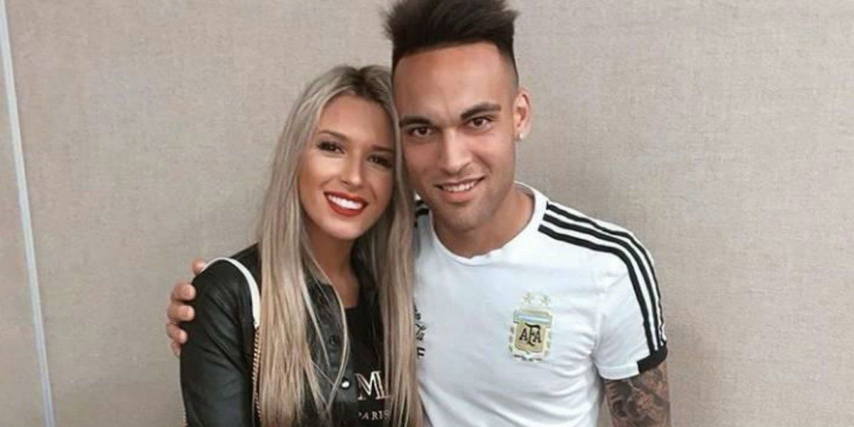 Lautaro Martínez y Agustina Gandolfo tuvieron un gran gesto solidario con el Hospital Notti.