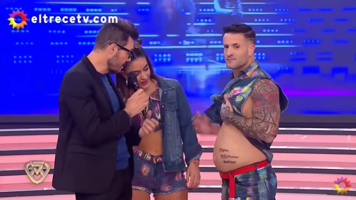 Maxi Diorio volvió a la pista de ShowMatch junto a Celeste Muriega, y le mostró a Marcelo Tinelli su cambio físico por culpa de la pandemia.