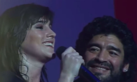 Viaje al pasado: el momento en que la Sole emocionó a Diego Maradona Viaje al pasado: el momento en que la Sole emocionó a Diego Maradona