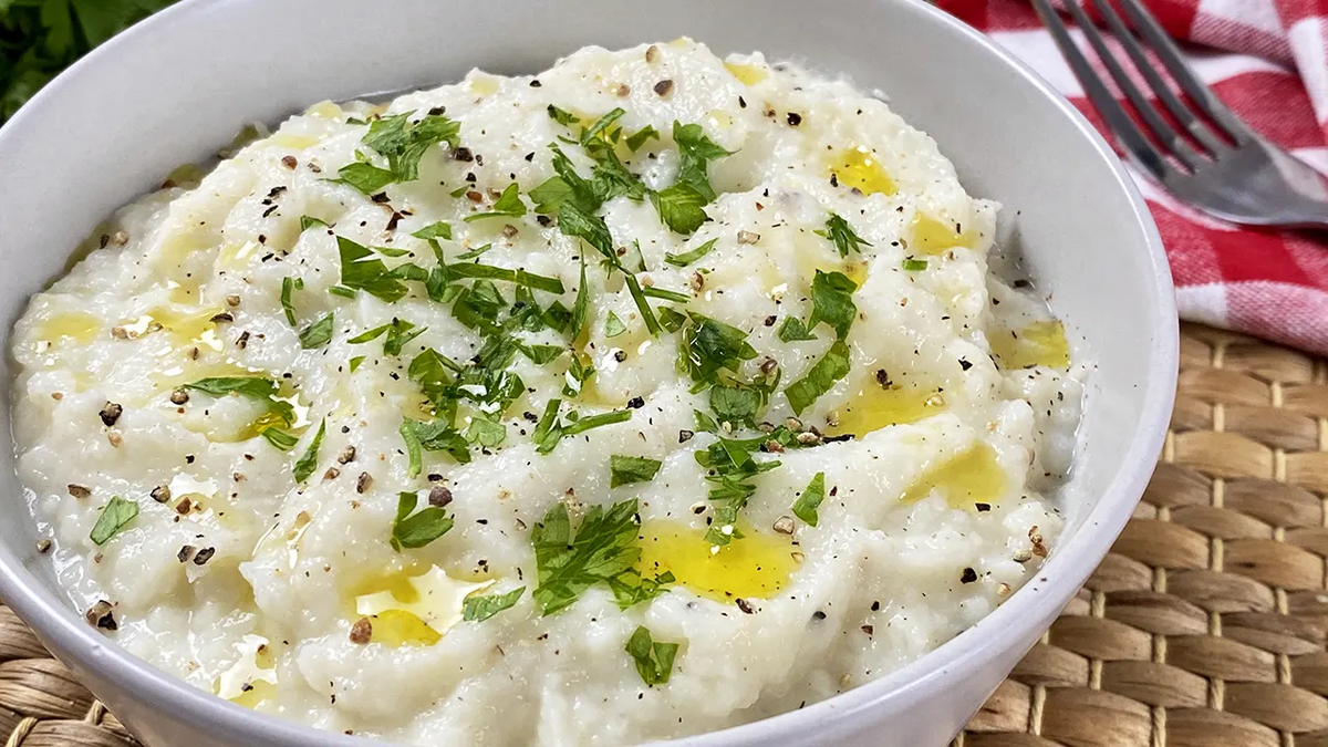 Rodolfo eligió hacer un puré de coliflor súper cremoso, que sorprendió al jurado de MasterChef.