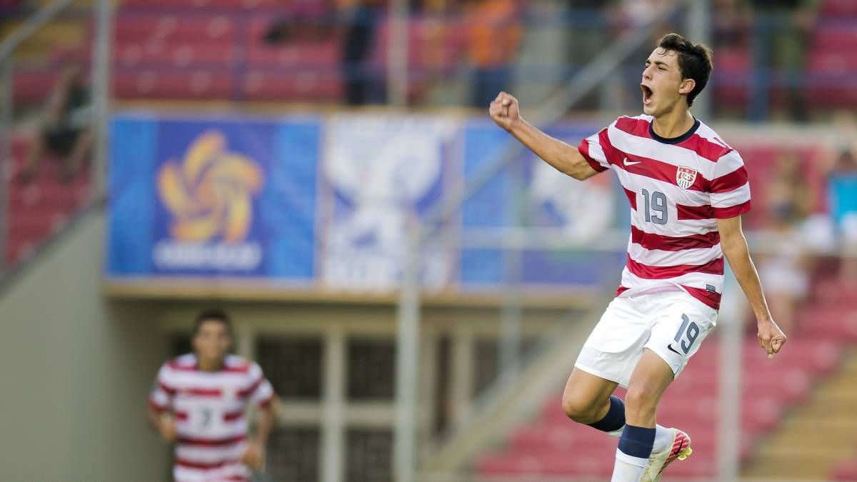 Joel Soñora con la Selección de Estados Unidos. Joel Soñora con la Selección de Estados Unidos.