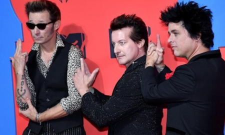 Mike Dirnt, Tré Cool y Billie Joe Armstrong componen la banda Green Day Mike Dirnt, Tré Cool y Billie Joe Armstrong componen la banda Green Day