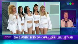 Lourdes, Gabriela, Chiara, Luz y Lucía bailaron al ritmo de Tate McRae.