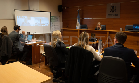 El juicio se desarrolla en la sala 1 de los tribunales santafesinos El juicio se desarrolla en la sala 1 de los tribunales santafesinos