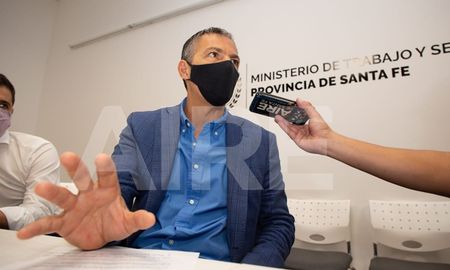 Juan Manuel Pusineri, ministro de Trabajo de la provincia. Juan Manuel Pusineri, ministro de Trabajo de la provincia.