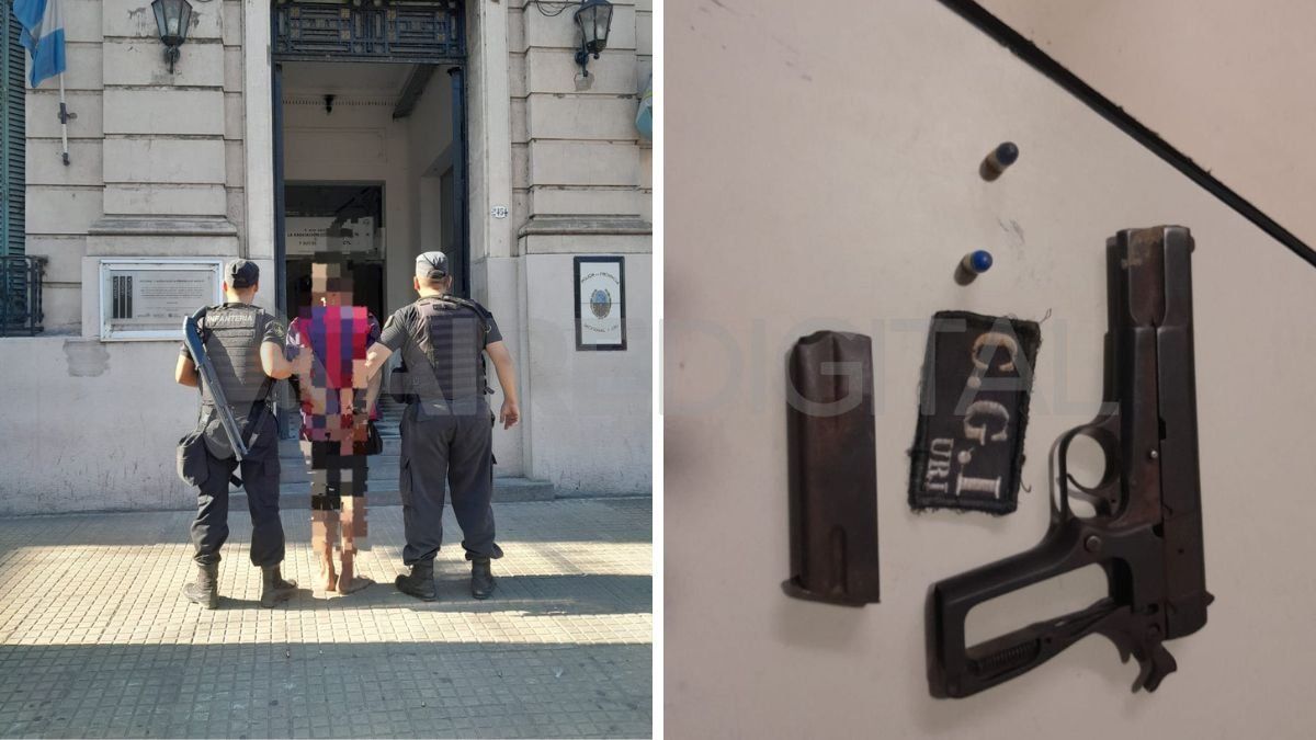 Detuvieron a un hombre en Alto Verde con un arma de guerra.