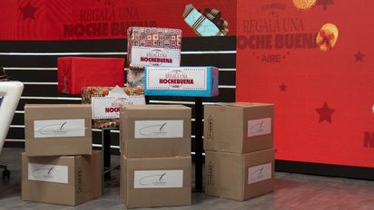 La Pompona se sumó con fuerza a la campaña solidaria: donó 10 cajas navideñas para que más familias tengan una Nochebuena digna