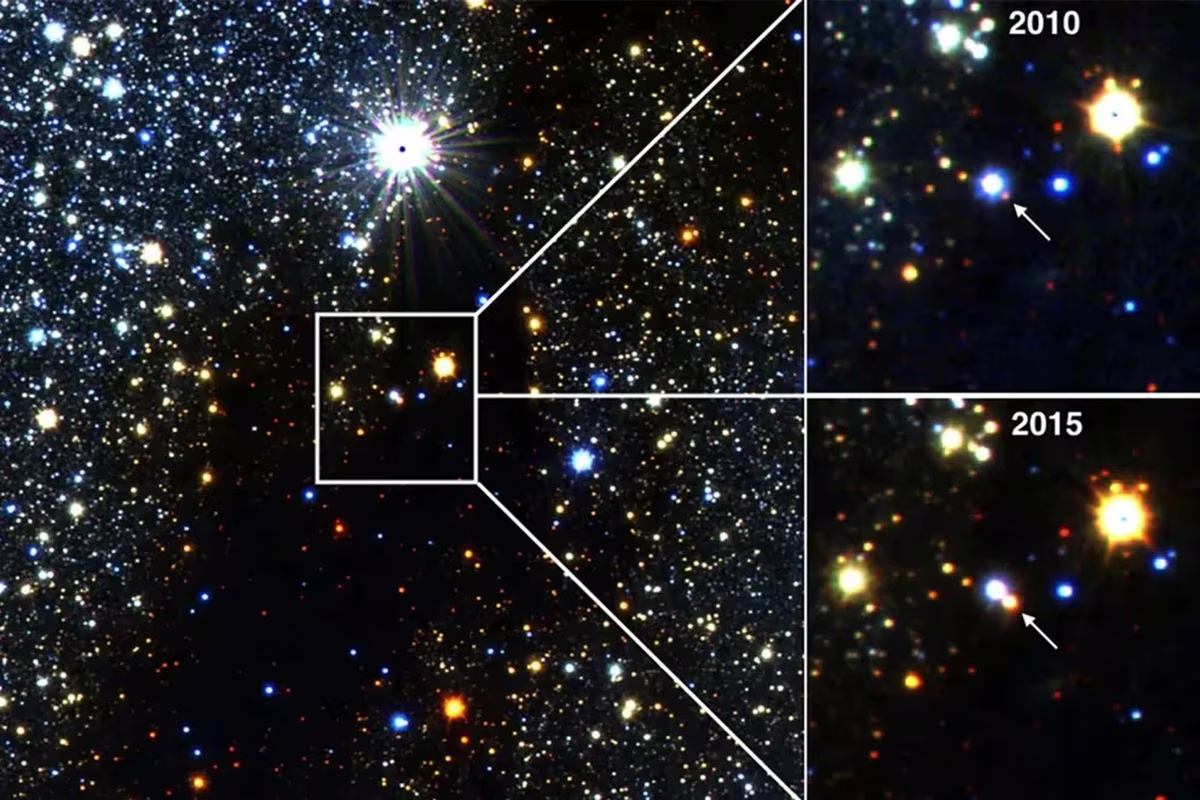 Estas estrellas envejecidas alternan entre fases de quietud y explosiones súbitas, liberando vastas cantidades de materia. Estas estrellas envejecidas alternan entre fases de quietud y explosiones súbitas, liberando vastas cantidades de materia.