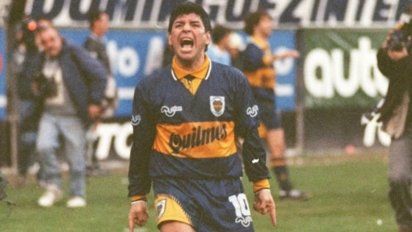 La última pincelada de Diego Maradona como jugador profesional