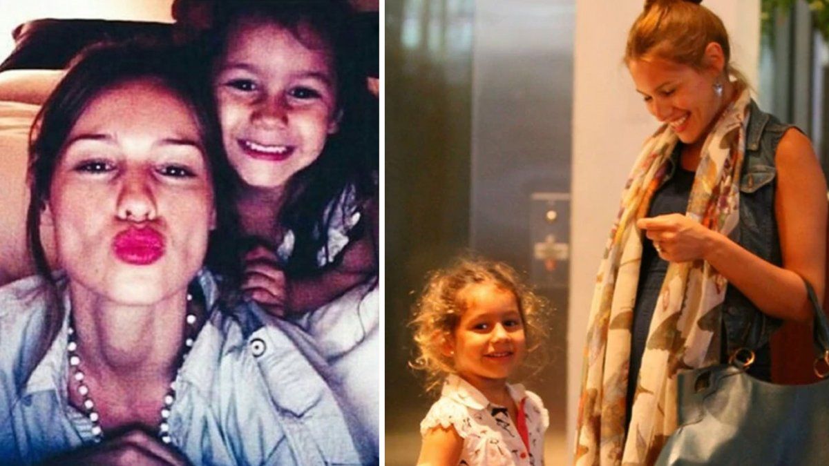 Pampita y su hija Blanca