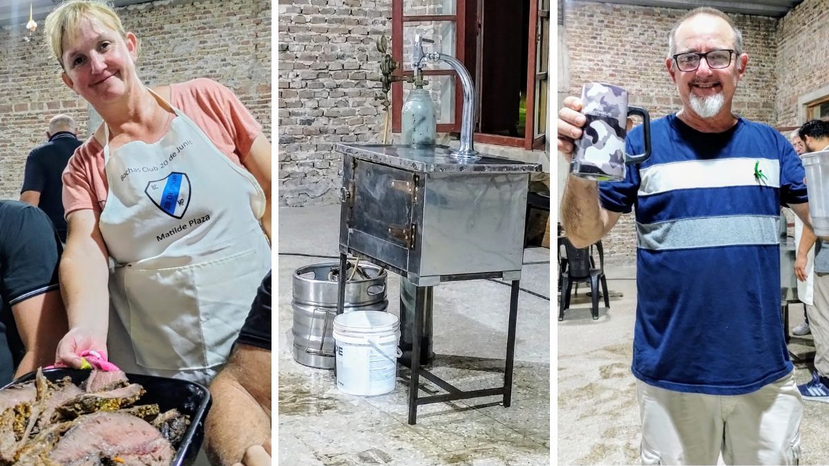 Los anfitriones del “Bochas Club 20 de Junio Matilde Plaza” Los anfitriones del “Bochas Club 20 de Junio Matilde Plaza”