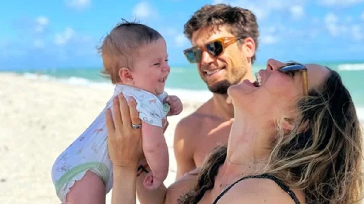 Matías Palleiro protagonizó un blooper doméstico mientras jugaba con Arturo