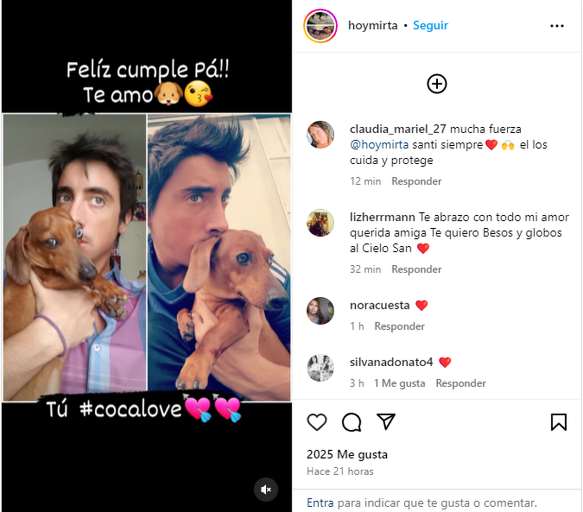 La madre de Santiago y Nicolás Vázquez recordó a su hijo menor en su cumpleaños. La madre de Santiago y Nicolás Vázquez recordó a su hijo menor en su cumpleaños.