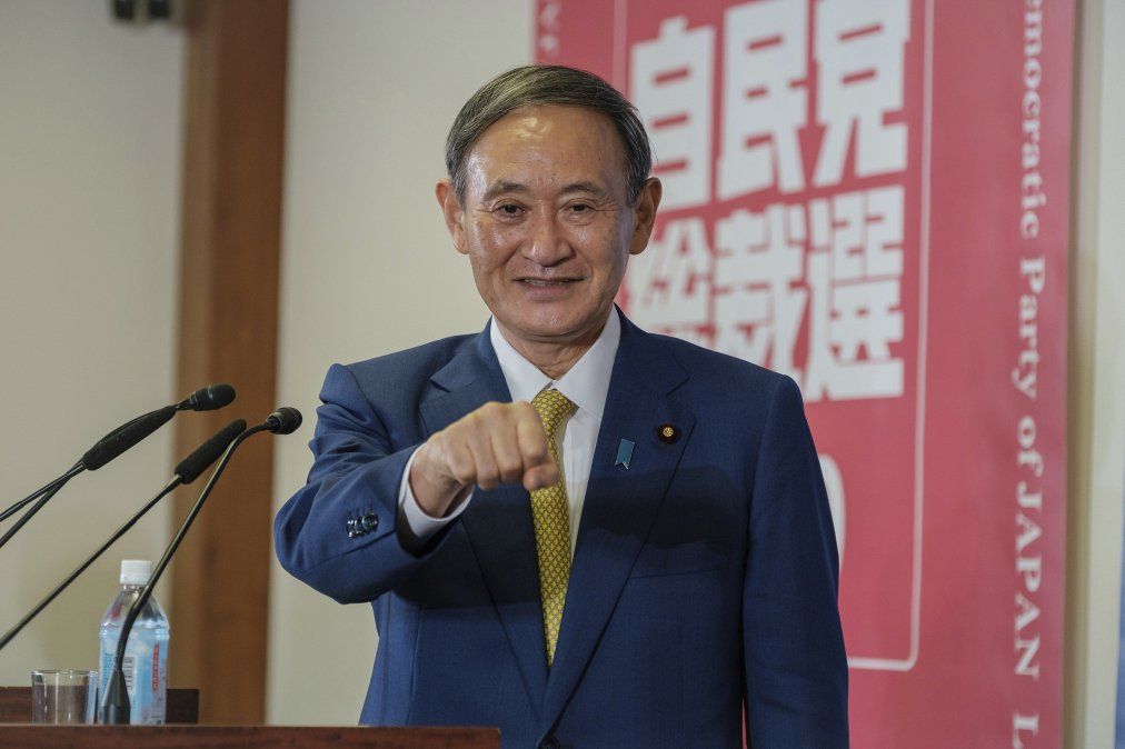 Yoshihide Suga, primer ministro de Japón.