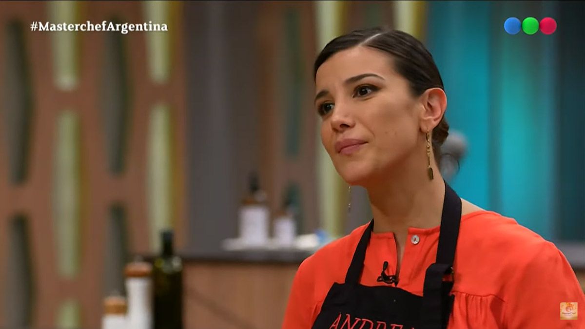 Andrea Rincón se disculpó con el jurado de MasterChef