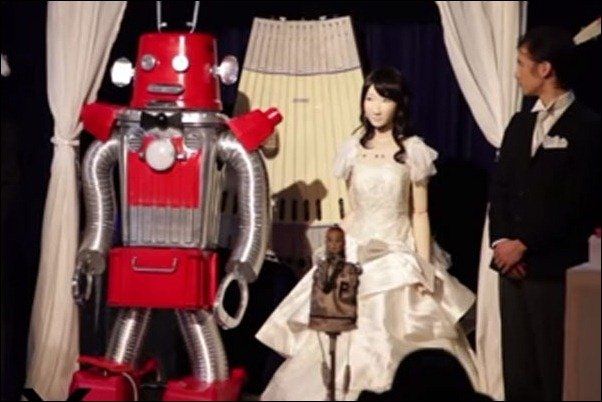 La primera boda entre robots.