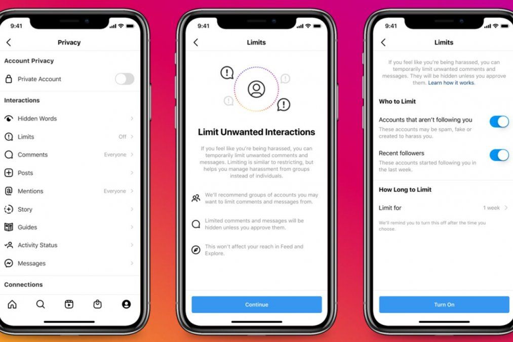 Se podrán limitar las interacciones y mucho más. 