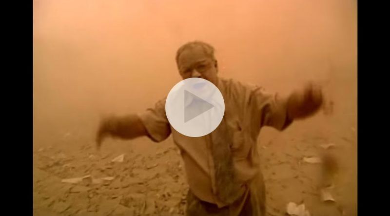 El video del momento más dramático del ataque a las Torres Gemelas