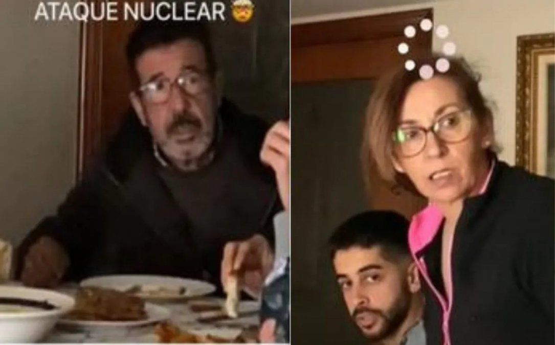 El clip se volvió rápidamente viral en la red social china.