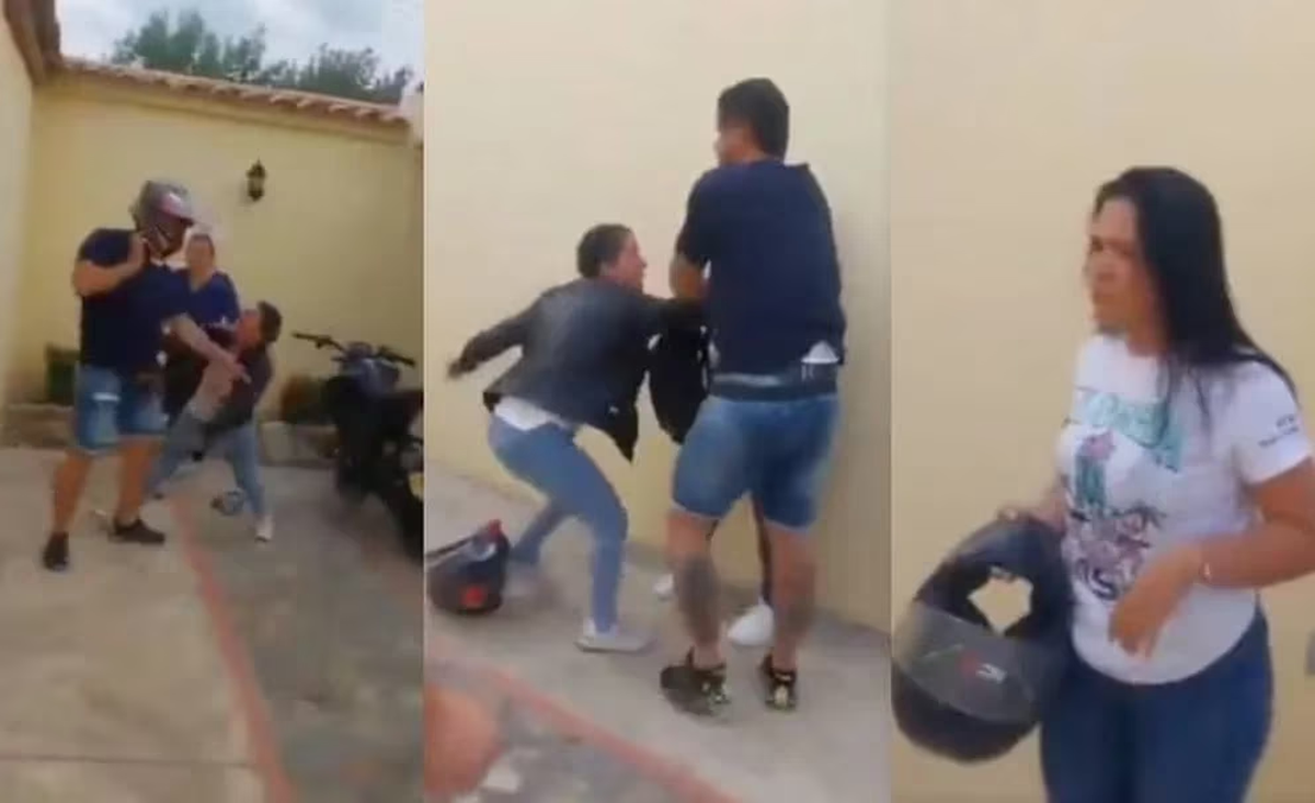 Encontró a su marido con la amante en un hotel. (Twitter: @colombiaoscura)