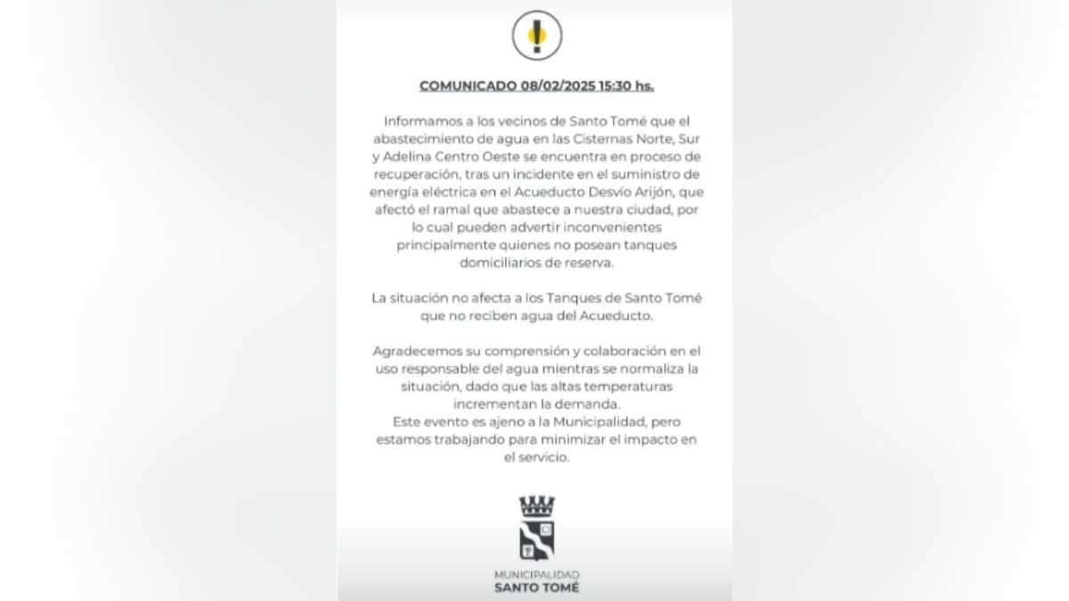 El mismo fue realizado por redes sociales. El mismo fue realizado por redes sociales.