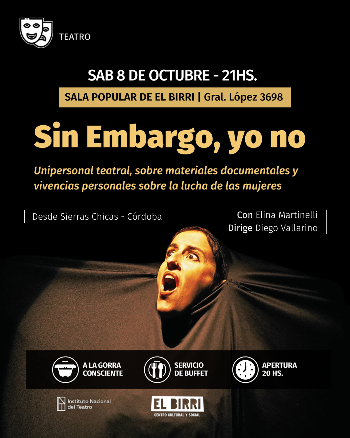 La agenda cultural de El Birri para el primer fin de semana de octubre