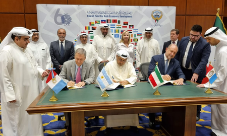 Acueducto Santa Fe-Córdoba: Perotti firmará el convenio de garantía entre Argentina y el Fondo Kuwaití. Acueducto Santa Fe-Córdoba: Perotti firmará el convenio de garantía entre Argentina y el Fondo Kuwaití.