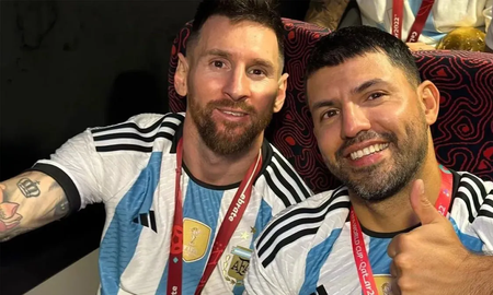 La picante cargada del Kun Agüero a Lionel Messi con el Inter de Miami: Tu equipo está.... La picante cargada del Kun Agüero a Lionel Messi con el Inter de Miami: Tu equipo está....